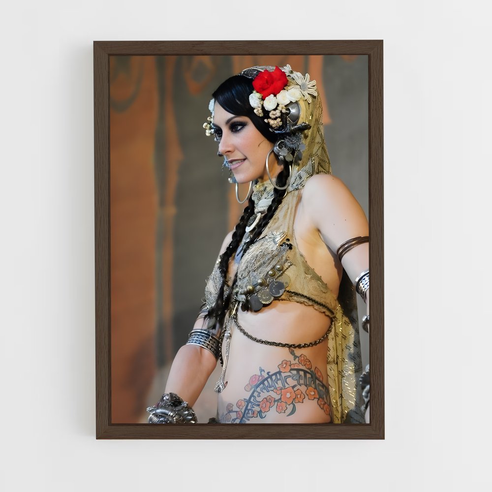 Poster Rachel brice fleuri – affiche Danse (vue 5)